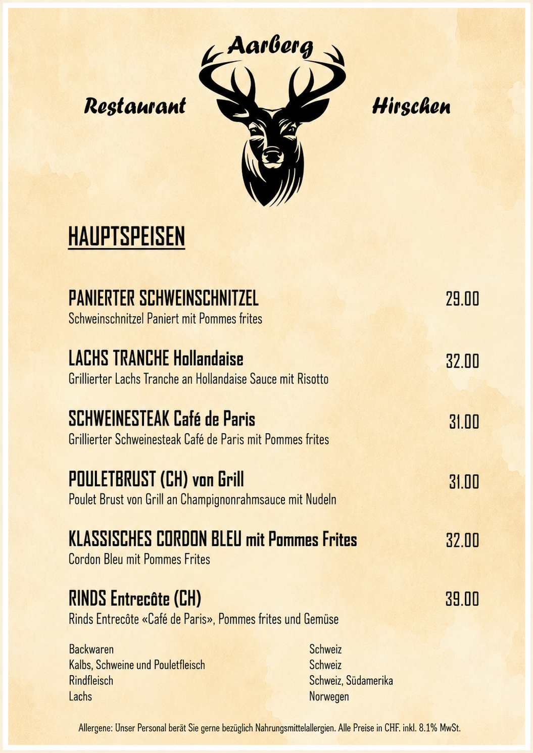 Speisekarte Seite 5